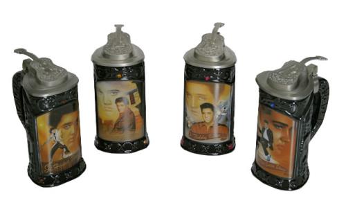 Elvis Presley Set Of 4 Steins memorabilia US ELVMMSE467518