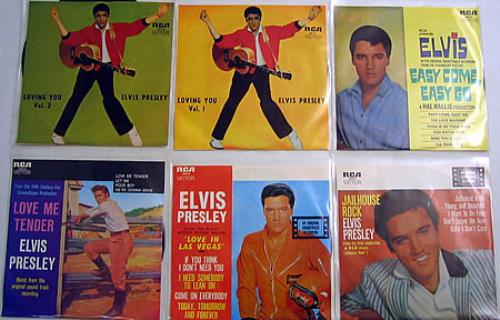 Elvis Presley Set of 6 Australian 7" EP's 7" vinyl single (7 inch record / 45) Australian ELV07SE402485