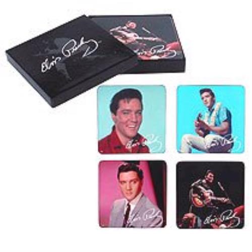 Elvis Presley Signature Coaster Set memorabilia UK ELVMMSI384717