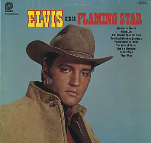 Elvis Presley Sings Flaming Star vinyl LP album (LP record) US ELVLPSI370876