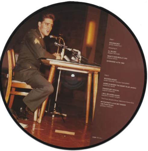Elvis Presley Soldier Boy picture disc LP (vinyl picture disc album) German ELVPDSO377723