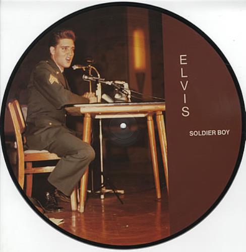 Elvis Presley Soldier Boy picture disc LP (vinyl picture disc album) German ELVPDSO377723