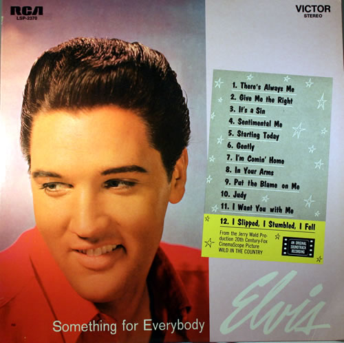 Elvis Presley Something For Everybody vinyl LP album (LP record) US ELVLPSO563759
