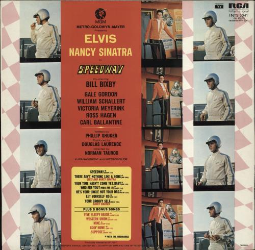 Elvis Presley Speedway - EX vinyl LP album (LP record) UK ELVLPSP766620