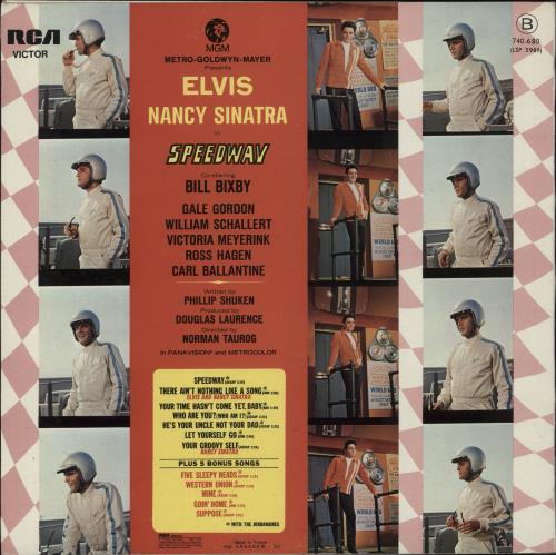 Elvis Presley Speedway - EX vinyl LP album (LP record) French ELVLPSP887269