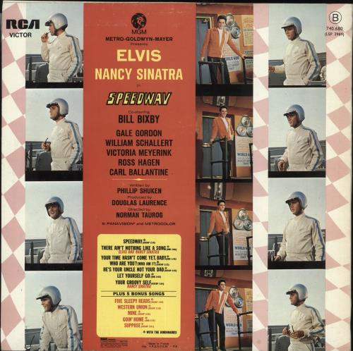 Elvis Presley Speedway vinyl LP album (LP record) French ELVLPSP714132