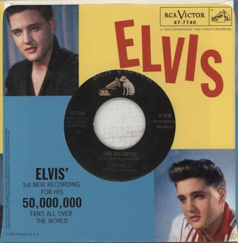 Elvis Presley Stuck On You 7" vinyl single (7 inch record / 45) US ELV07ST889903