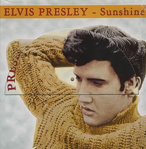 Elvis Presley Sunshine picture disc LP (vinyl picture disc album) Italian ELVPDSU351169