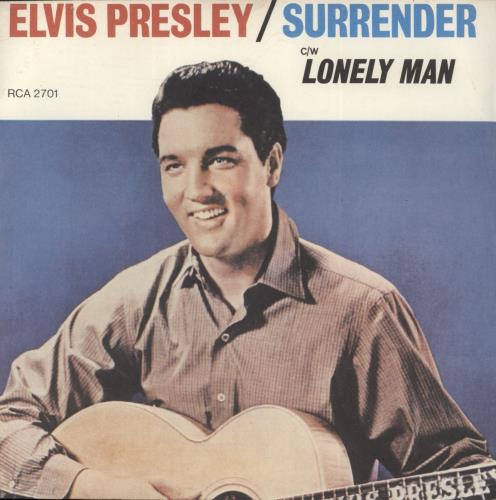 Elvis Presley Surrender - solid 7" vinyl single (7 inch record / 45) UK ELV07SU887863