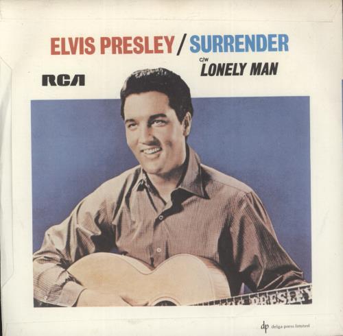 Elvis Presley Surrender - solid 7" vinyl single (7 inch record / 45) UK ELV07SU887863