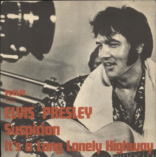Elvis Presley Suspicion + Sleeve 7" vinyl single (7 inch record / 45) Italian ELV07SU730247