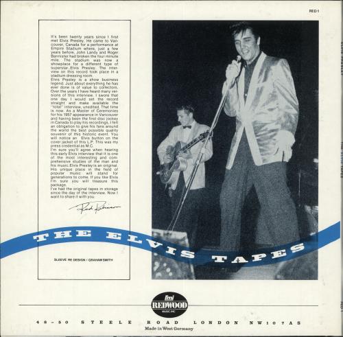 Elvis Presley The Elvis Tapes vinyl LP album (LP record) German ELVLPTH701384