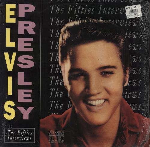 Elvis Presley The Fifties Interviews - Shrink vinyl LP album (LP record) UK ELVLPTH860172