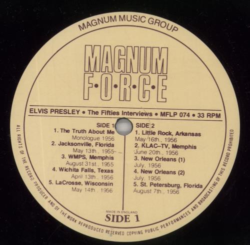 Elvis Presley The Fifties Interviews - Shrink vinyl LP album (LP record) UK ELVLPTH860172