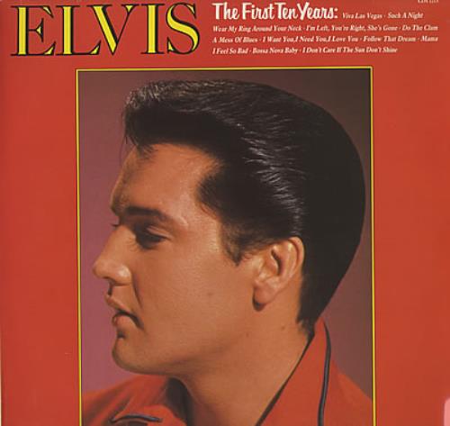 Elvis Presley The First Ten Years vinyl LP album (LP record) UK ELVLPTH370874
