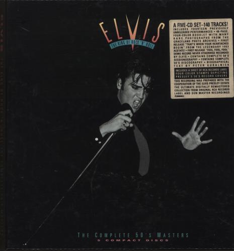Elvis Presley The King Of Rock N Roll + Press Kit CD Album Box Set UK ELVDXTH692060