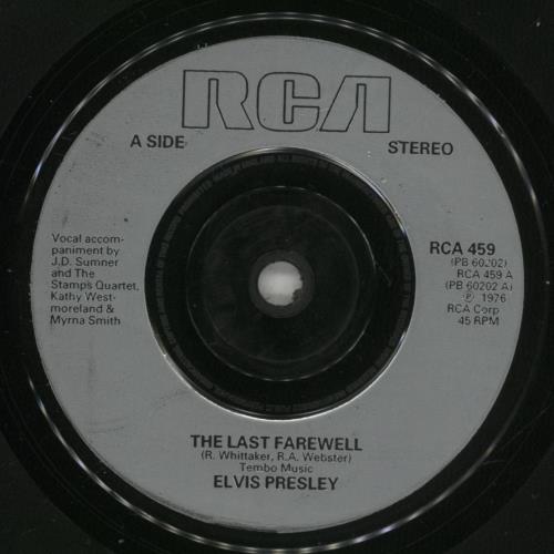 Elvis Presley The Last Farewell 7" vinyl single (7 inch record / 45) UK ELV07TH378598