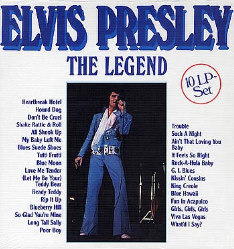 Elvis Presley The Legend - Sealed box set German ELVBXTH285944