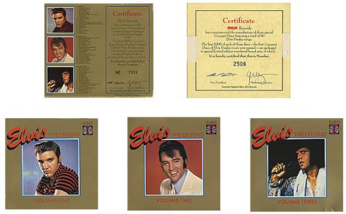 Elvis Presley The Legend - Slipcase Not Mint 3-CD album set (Triple CD) German ELV3CTH421739