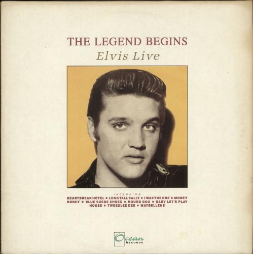 Elvis Presley The Legend Begins: Elvis Live vinyl LP album (LP record) UK ELVLPTH375058