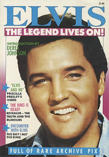Elvis Presley The Legend Lives On! magazine UK ELVMATH332864