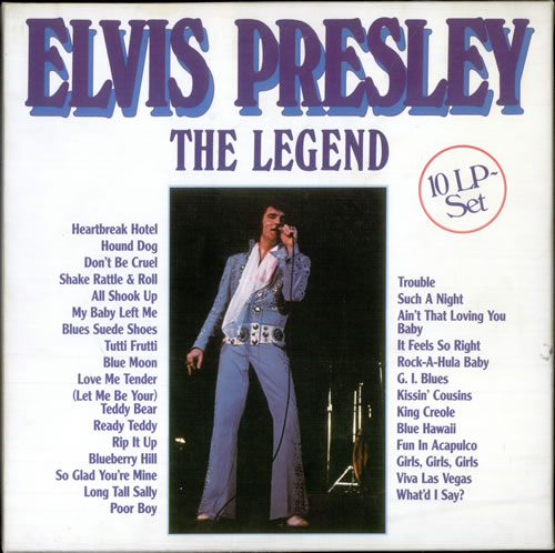 Elvis Presley The Legend box set German ELVBXTH511269
