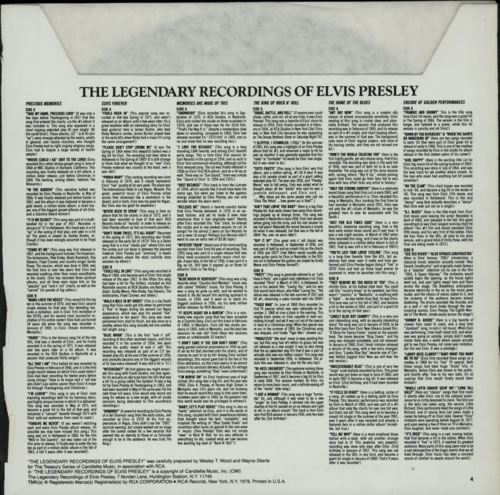 Elvis Presley The Legendary Recordings Of Elvis Presley Vinyl Box Set US ELVVXTH587038