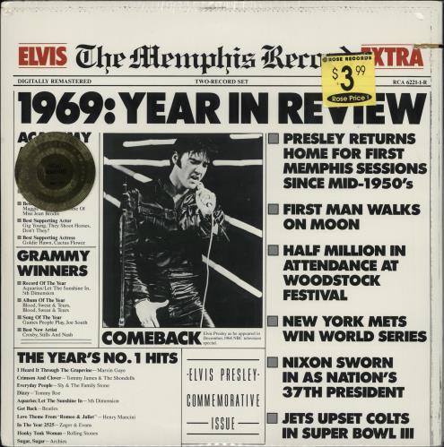 Elvis Presley The Memphis Record - Sealed 2-LP vinyl record set (Double LP Album) US ELV2LTH765371