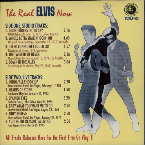 Elvis Presley The Real Elvis 10" vinyl single (10 inch record) UK ELV10TH752710