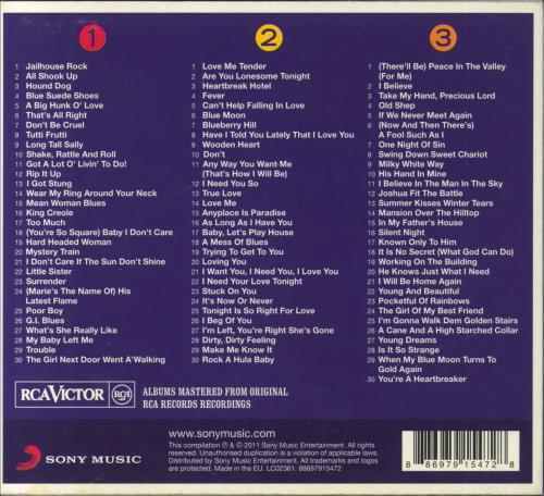 Elvis Presley The Real... Elvis (The Ultimate Elvis Presley Collection) 3-CD album set (Triple CD) UK ELV3CTH812043