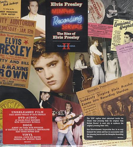 Elvis Presley The Rise Of Elvis Presley Volume 2 1955 DVD-Audio disc UK ELVADTH385569