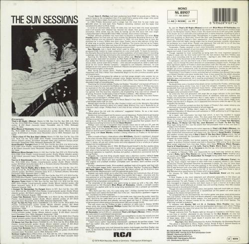Elvis Presley The Sun Collection - Blue Stickered Sleeve vinyl LP album (LP record) German ELVLPTH782214