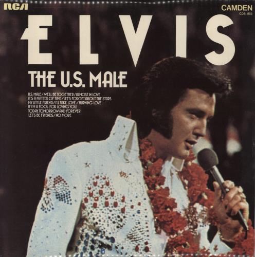 Elvis Presley The U.S. Male vinyl LP album (LP record) UK ELVLPTH848568