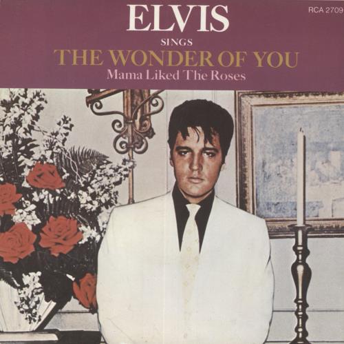 Elvis Presley The Wonder of You - Wide 7" vinyl single (7 inch record / 45) Canadian ELV07TH863058