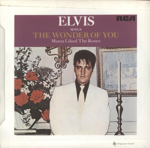 Elvis Presley The Wonder of You - Wide 7" vinyl single (7 inch record / 45) Canadian ELV07TH863058