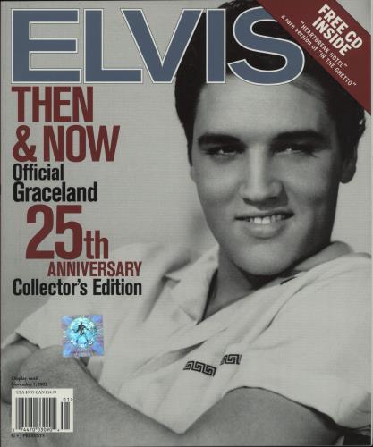 Elvis Presley Then & Now magazine US ELVMATH678487
