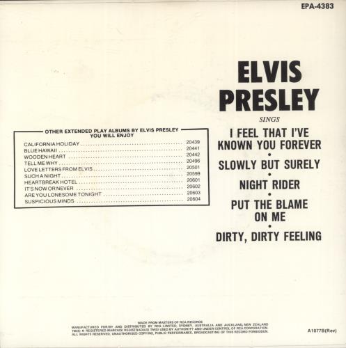 Elvis Presley Tickle Me 7" vinyl single (7 inch record / 45) Australian ELV07TI372399