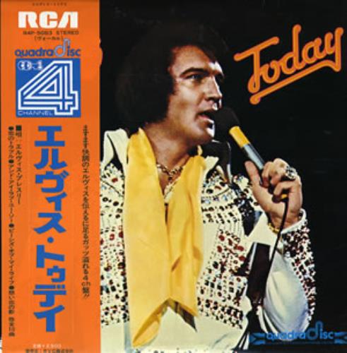 Elvis Presley Today - Quad vinyl LP album (LP record) Japanese ELVLPTO291909
