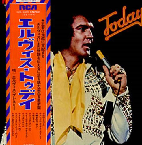 Elvis Presley Today vinyl LP album (LP record) Japanese ELVLPTO233072