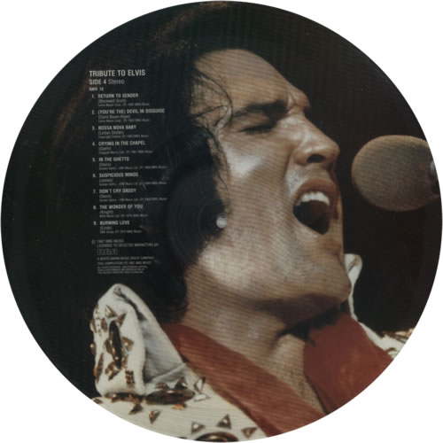 Elvis Presley Tribute To Elvis - Disc Two picture disc LP (vinyl picture disc album) UK ELVPDTR610645