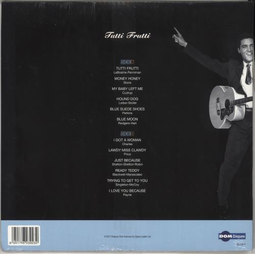 Elvis Presley Tutti Frutti - 180gram Vinyl - Sealed vinyl LP album (LP record) UK ELVLPTU729657