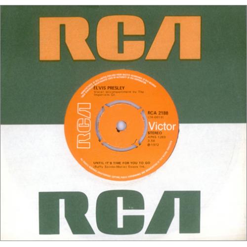 Elvis Presley Until It's Time For You to Go - 4pr 7" vinyl single (7 inch record / 45) UK ELV07UN408537