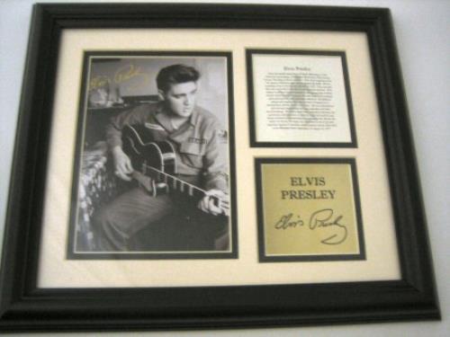 Elvis Presley US Army Framed Photograph memorabilia UK ELVMMUS374263