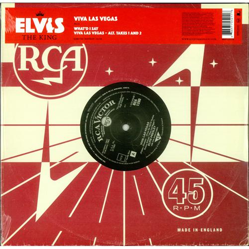 Elvis Presley Viva Las Vegas 10" vinyl single (10 inch record) UK ELV10VI410779