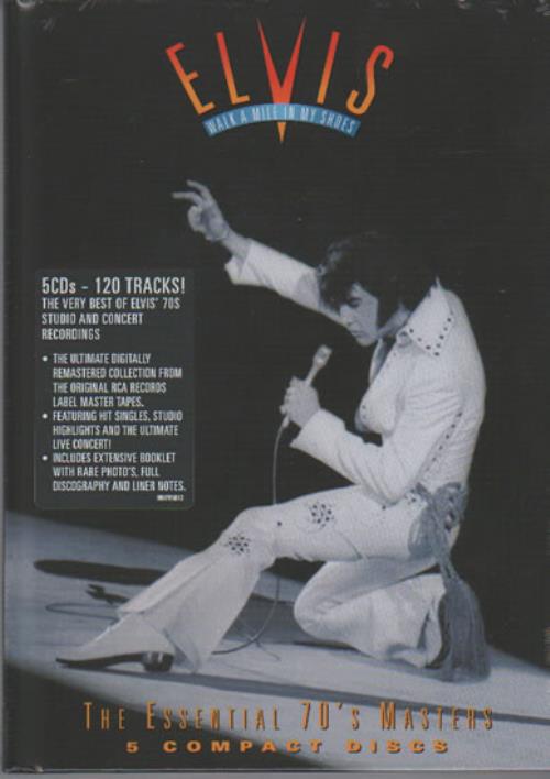 Elvis Presley Walk A Mile In My Shoes - Sealed 5-CD album set UK ELV5CWA634702