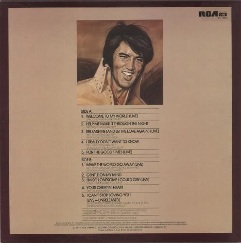 Elvis Presley Welcome To My World vinyl LP album (LP record) UK ELVLPWE133200