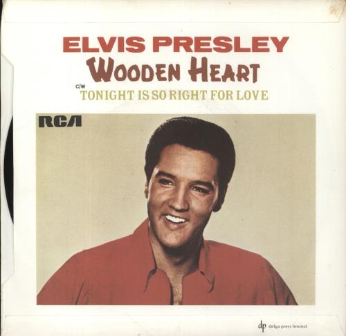 Elvis Presley Wooden Heart 7" vinyl single (7 inch record / 45) Canadian ELV07WO56014