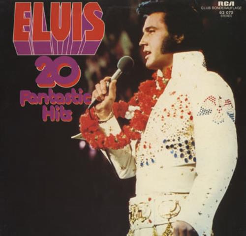 Elvis Presley 20 Fantastic Hits German vinyl LP album (LP
