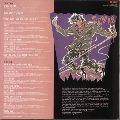 Elvis Presley I Was The One UK vinyl LP album (LP record