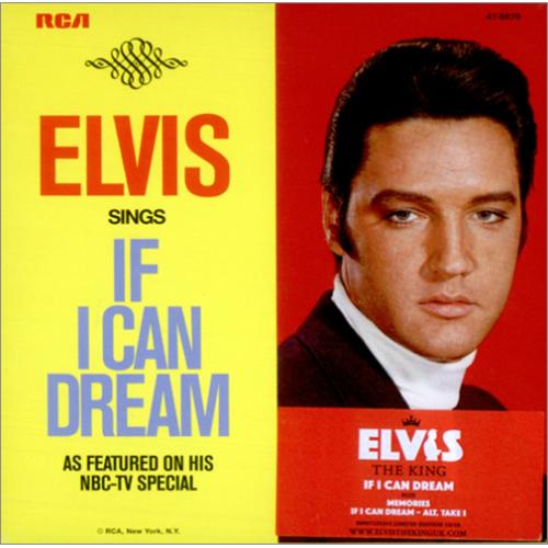 Elvis Presley If I Can Dream UK CD single (CD5 / 5